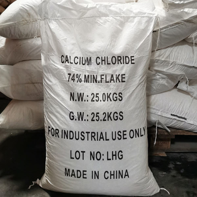 74% CaCL2 Calcium Chloride Flakes 25kg/Bag Calcium Chloride Dihydrate