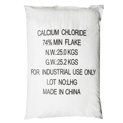 10043-52-4 flocons en vrac de chlorure de calcium de CaCl2 pour l'industrie du caoutchouc