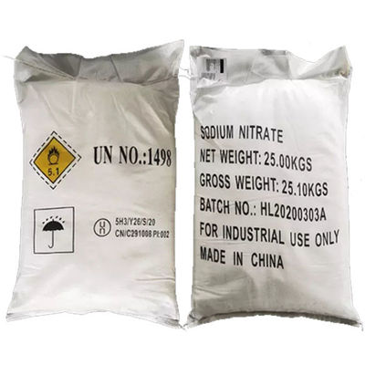 Azotate de soude NaNO3 organique 99,3% Min White Crystal Powder