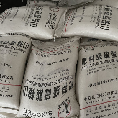 Sulfate d'ammonium (NH4) 2SO4 utilisé comme excellent engrais azoté