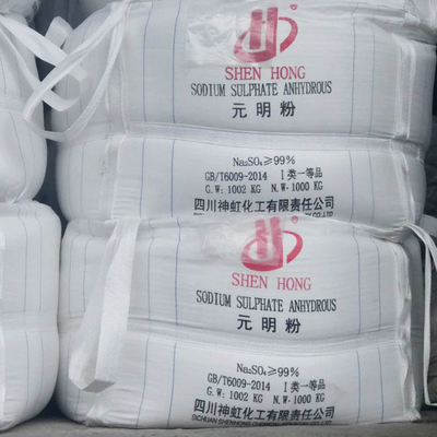 Vente à chaud de bonne qualité 50 kg/BAG Sulfate de sodium de qualité industrielle Na2SO4 anhydre poudre 99% Min