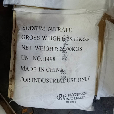 25 KG/BAG Nitrate de sodium CAS 7631-99-4 Formule NaNO3