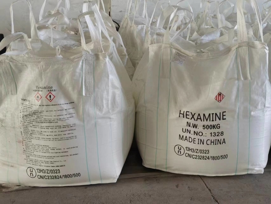 Poudre d'hexamine à 99% de pureté 500 kg/sac pour le domaine industriel