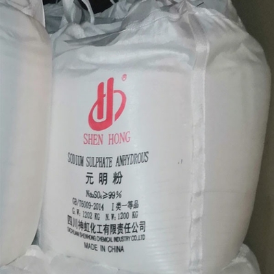 1200 KG / BAG Sel Glauber Na2so4 Sulfate de sodium Anhydre 99% Prix pour le détergent et le verre
