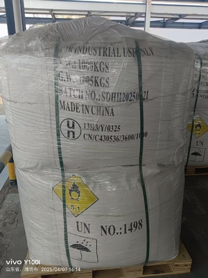 1000 kg / BAG Nitrate de sodium NaNO3 poudre blanche utilisée comme agent de traitement thermique
