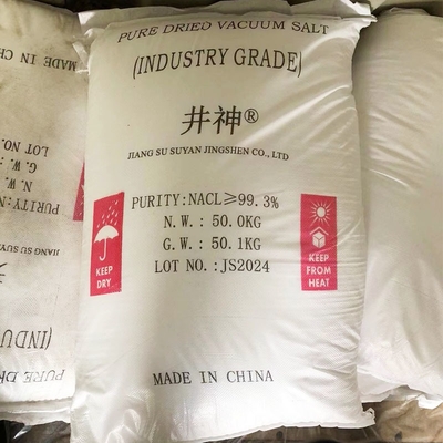 Meilleur prix Haute qualité 99,3% Salle industrielle Chlorure de sodium NaCl 7647-14-5 Grade industriel