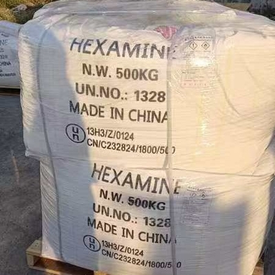 Poudre d'hexamine à 99% de pureté 500 kg/sac pour le domaine industriel