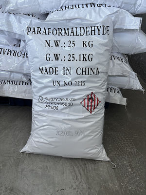 PFA paraformaldéhyde Pureté ≥ 96% Classe 4.1 25 kg/sac 500 kg/sac