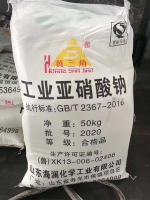 Catégorie industrielle du nitrite de sodium de pureté de 98% NaNO2 7632-00-0