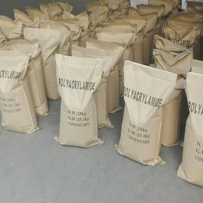 25 KG/BAG PAM Polyacrylamide particule blanche CAS 9003-05-8 utilisée pour le traitement de l'eau