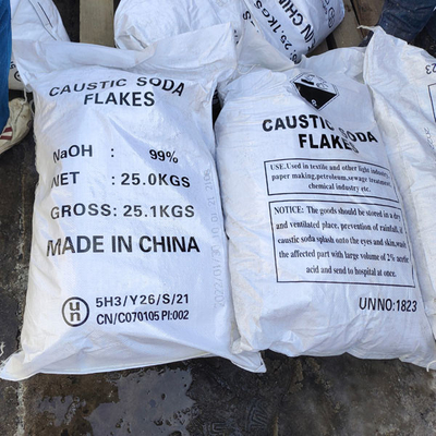 Soda caustique NaOH Hydroxyde de sodium Composé inorganique Forte corrosivité 25 KG / BAG